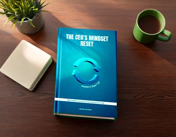 The CEO's Mindset Reset Volume 1 on a desk