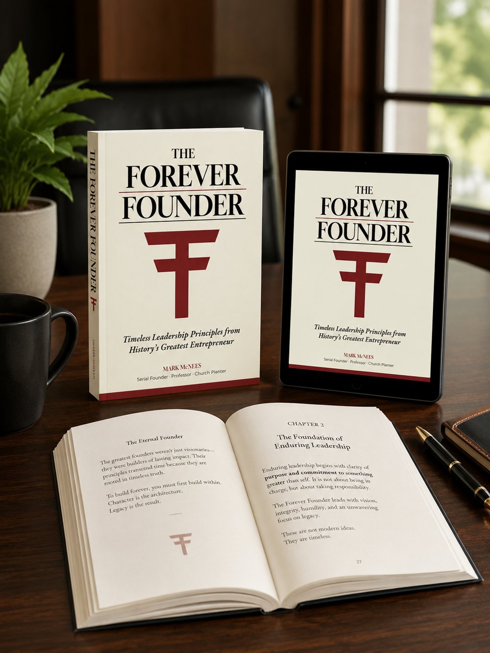 The Forever Founder, print and digital